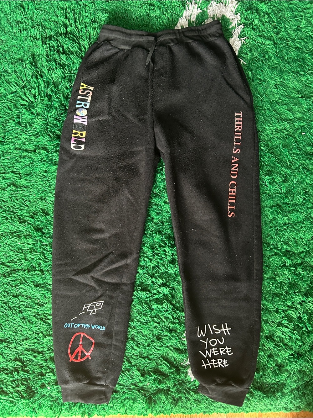 Travis Scott Black Joggers